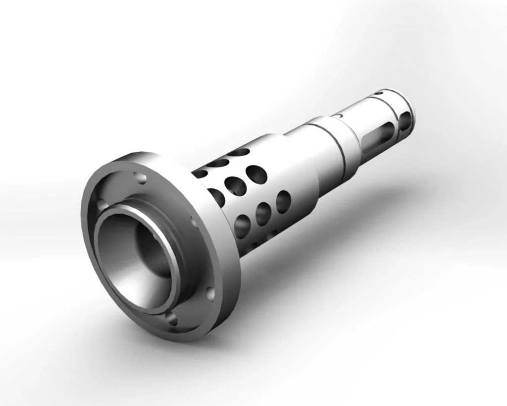 Turned part, turned and milled part made of steel with a chemical nickel plating finish