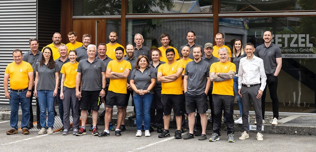 Teamfoto Fetzel Maschinenbau 2026